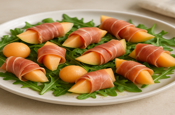 Melon with prosciutto