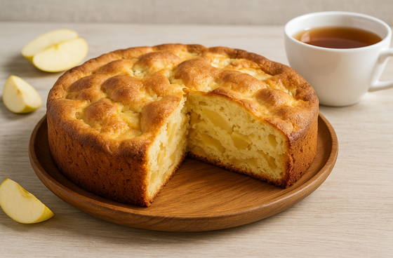 Яблочная шарлотка классический рецепт