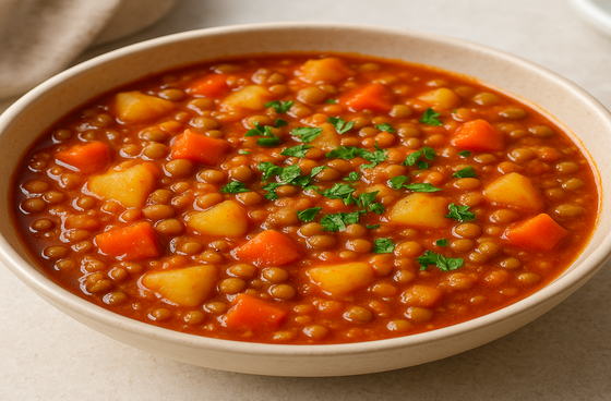 Lentil goulash