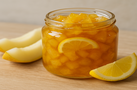 Homemade melon jam